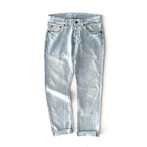 6397 Slim Straight Distressed Jeans Superstone Blue Wash Size 27